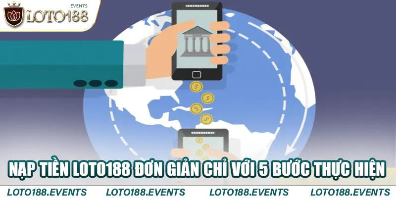 Nạp tiền Loto188 đơn giản chỉ với 5 bước thực hiện 