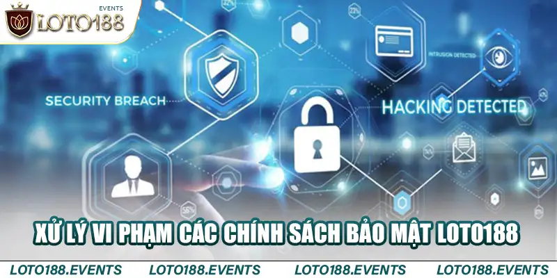 Xử lý vi phạm các chính sách bảo mật Loto188