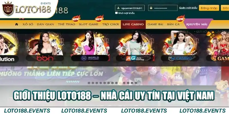 Giới thiệu Loto188 – Nhà cái uy tín tại Việt Nam